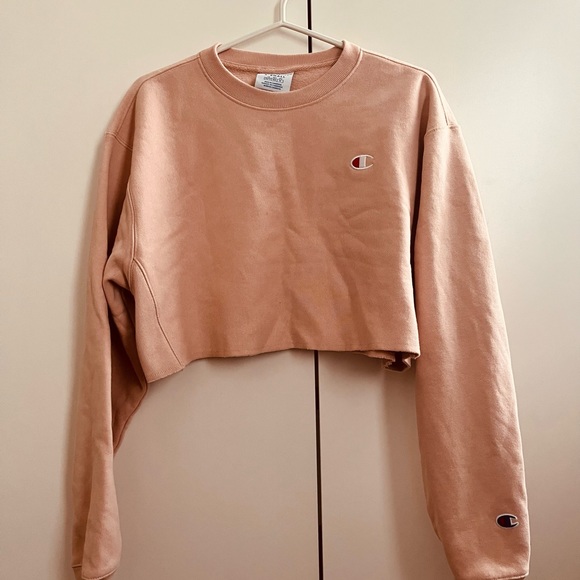 Reverse Weave Crop Cut-Off Sweatshirt - Women’s X-Small - Picture 2 of 5